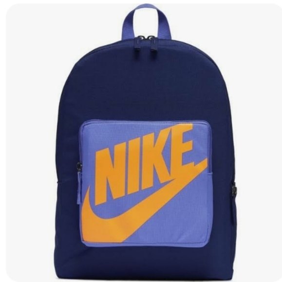neon blue nike backpack